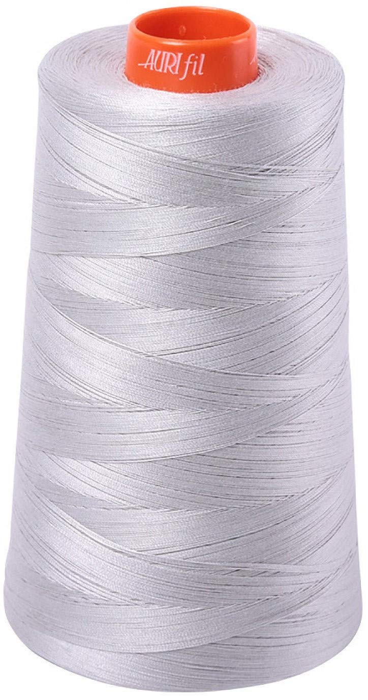 AURIFIL USA خيط قطن Aurifil 50wt 6,452yd-ألومنيوم، ألومنيوم